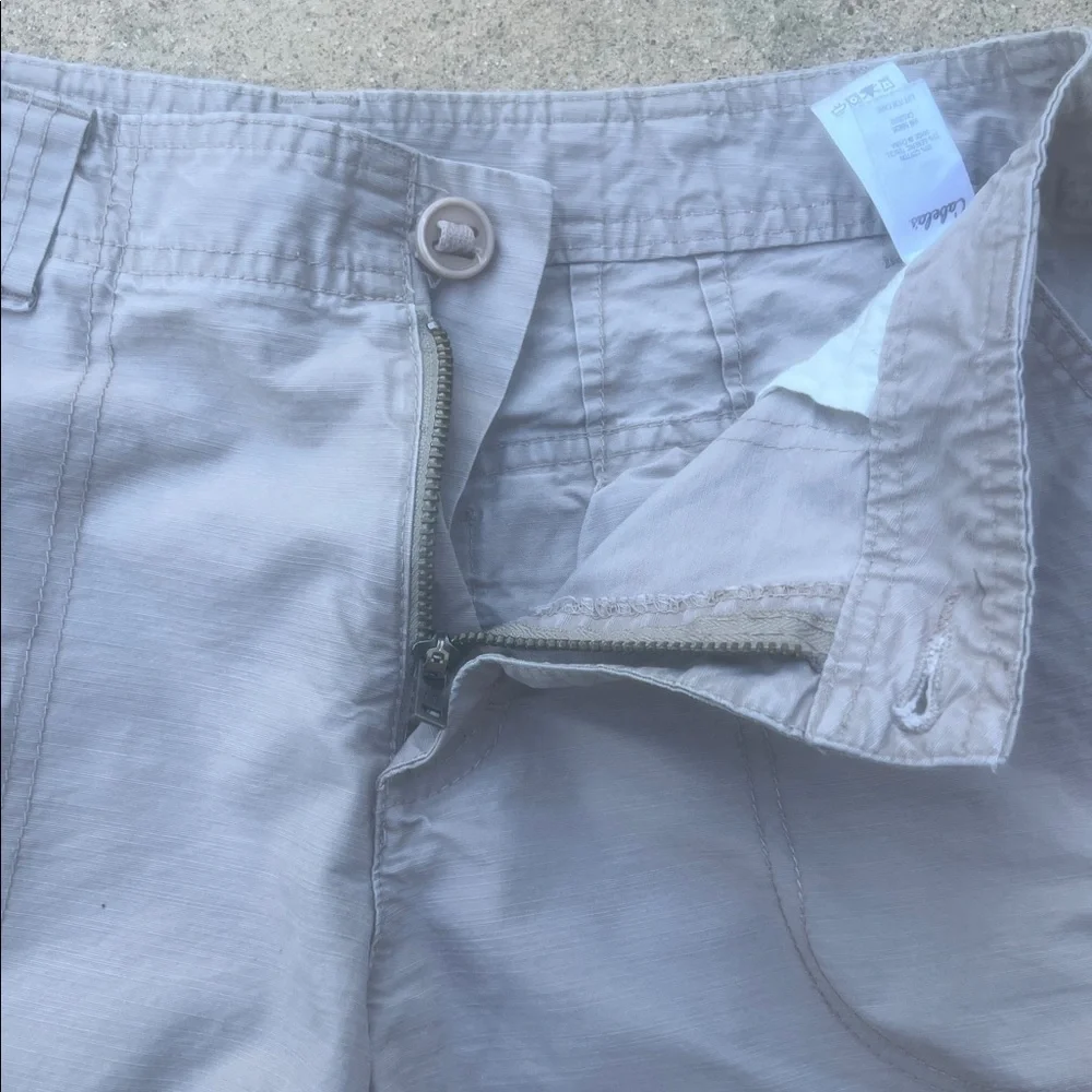 Cabela's Women's Beige Khaki Cargo Outdoor Hiking Shorts Women's Size 4 - Picture 6 of 8